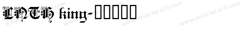LNTH king字体转换